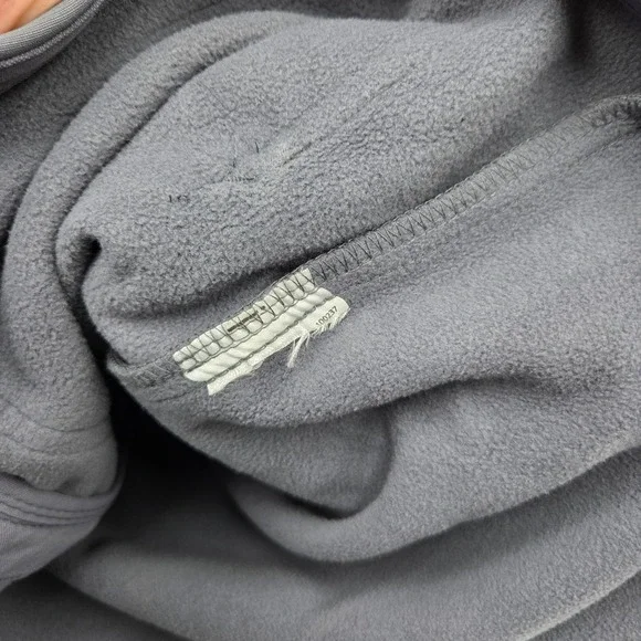 Carhartt Jacket Mens L Gray Modern Fit Full Zip Fleece Scrub Jacket - Picture 7 of 11